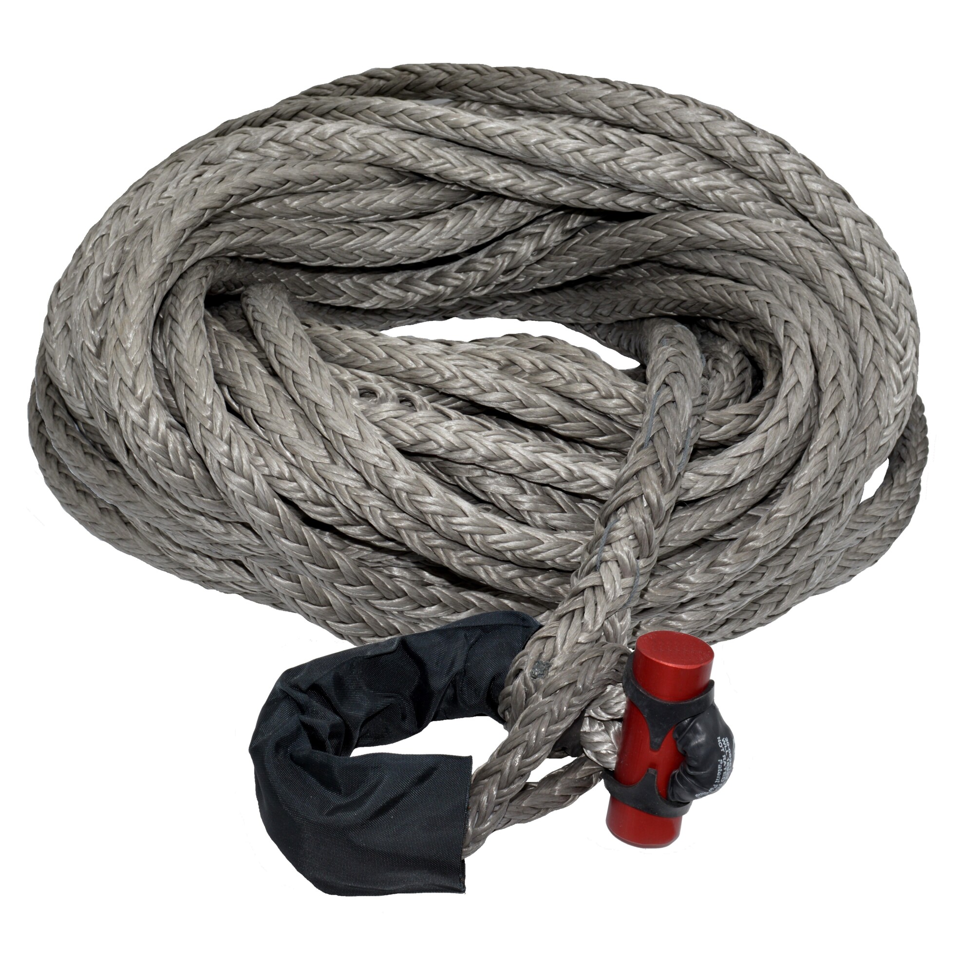 LockJaw, Synthetic Winch Rope Line w/Shackle, Max. Capacity 50799 lb, Length 150 ft, Diameter 5/8 in, Model# 20-0625150